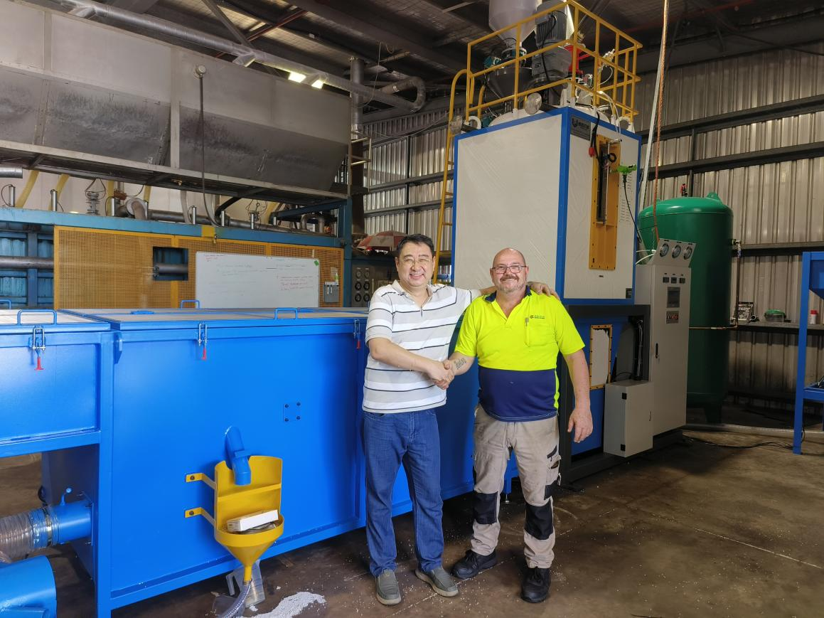 One precise EPS pre-expander machie made by WINPLUS was exported to Australia.